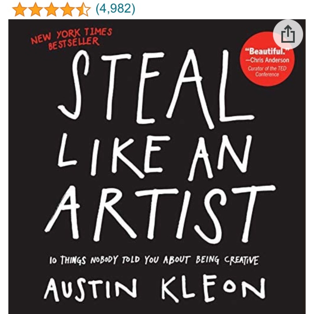 Steal Like an Artist Austin Kleon NYT Bestseller